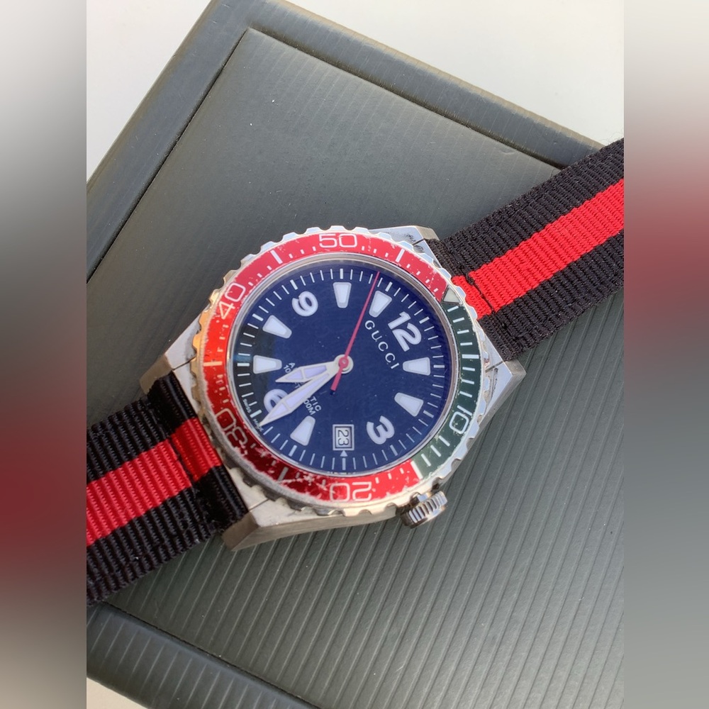 Mens authentic GUCCI AUTOMATIC watch❤️🖤🤍 - Picture 4 of 14